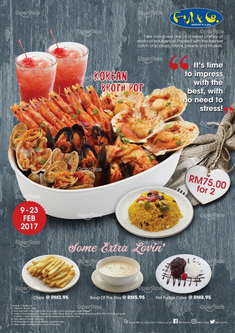 Fish Co Menu Western Variety Seafood Restaurant In Mines Resort City Landmark Klang Valley Openrice Malaysia