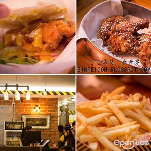 Batu Pahat,Johor, 韩式炸鸡, 招牌鸡翅膀, 烧烤酱鸡翅膀, 招牌汉堡