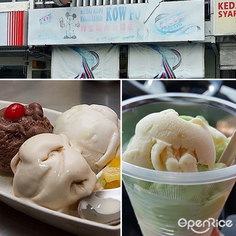  Kedai Kopi Kow Po, Traditional ice cream,  bentong, raub, pahang