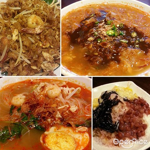  Angcle Peoh Restaurant，亚参叻沙，鸭蛋炒粿条，Rojak