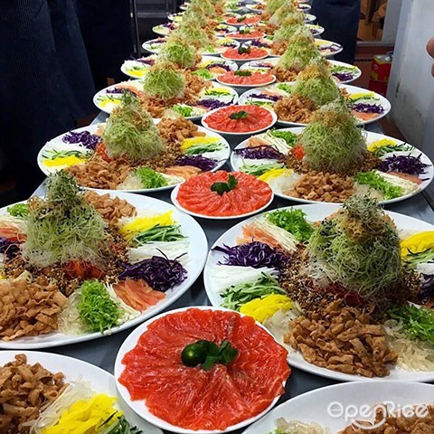 彩虹捞生, rainbow, yee sang, cny, 2016