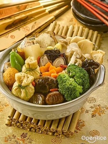 聚宝盆菜, simple life, vegetarian poon choi, organic, vegetarian restaurant