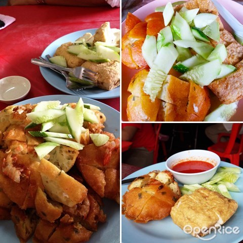 炸虾饼, 炸豆腐, Nasi Ayam Kuih Udang Tauhu Bakar, Semenyih