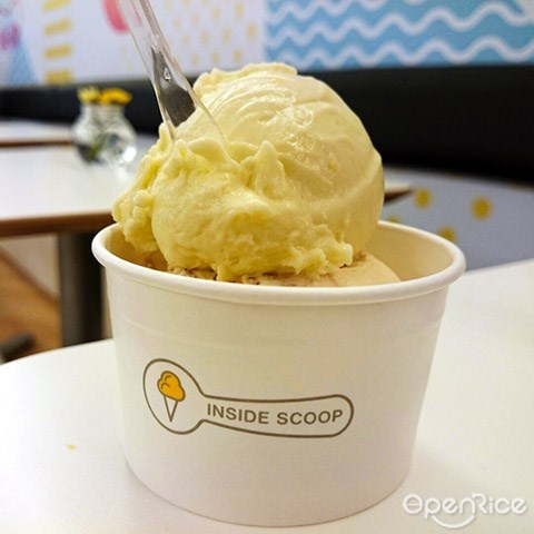 Inside Scoop, Durian Ice Cream, Durian, KL, PJ