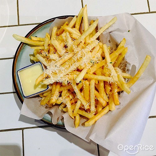 Yellow Brick Road, french fries, truffle fries, fries, pancakes, bukit damansara, pj