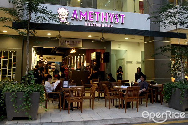 OpenRice Malaysia, Amethyst restaurant, Hunny Madu, Publika, ratatouille steak, Barbequed Chicken Wings, Crispy Skin Salmon, Lamb Shank