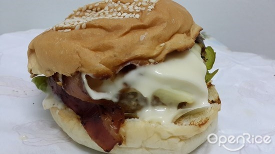 best burgers in Penang, Rockstarz Burger, Hillside Burger, Adam Burger, Charlie’s Burger, forty three cafe, Rics Burgers