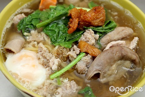 pork noodle, restaurants, stalls