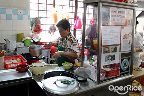 Mui Chea, Jalan Batai, pork noodle