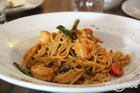 TableTalk, Spaghetti, Malaysian style, Western food