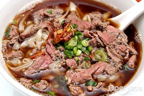 东甲牛腩面, kuchai lama, beef noodle