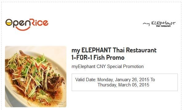 promotion, my elephant thai