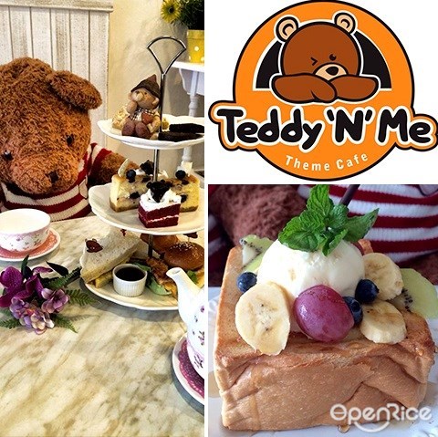 teddy n me, 泰迪熊, 咖啡厅, penampang, kota kinabalu, sabah, lido plaza