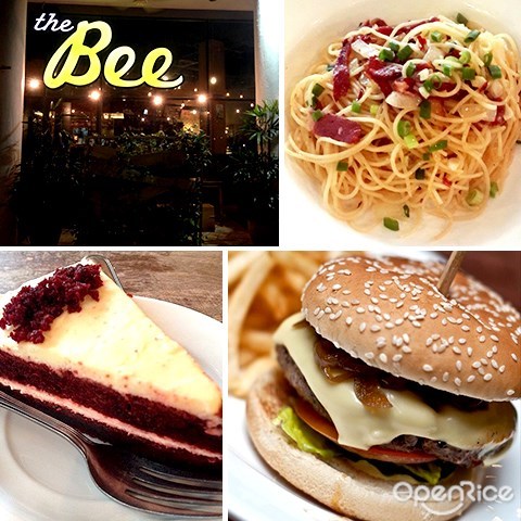 the bee, cafe, pj