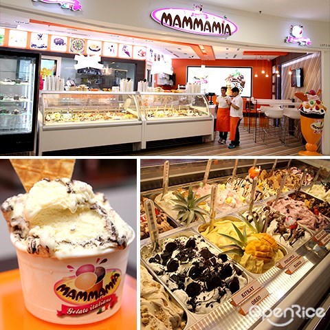 冰淇淋, mammamia, gelato, dessert, quill city mall, jalan sultan ismail, medan tuanku