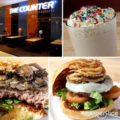 the counter, Burger, customize burger, the dining loft, pavilion