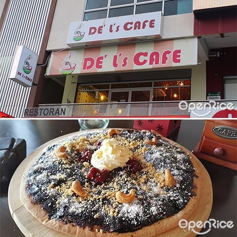 De L's Cafe, 披萨, 芝士, Penampang, 沙巴