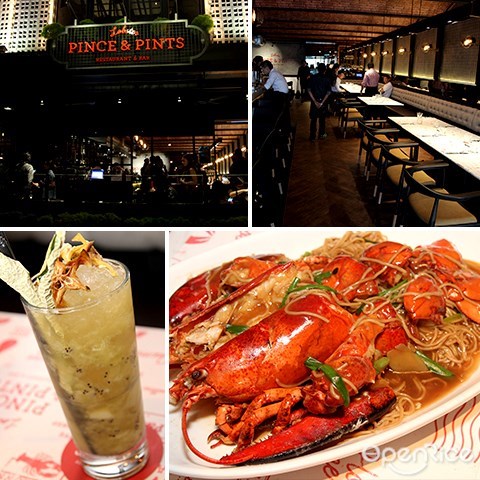 pince & pints, bangsar, kl, lobster, restaurant