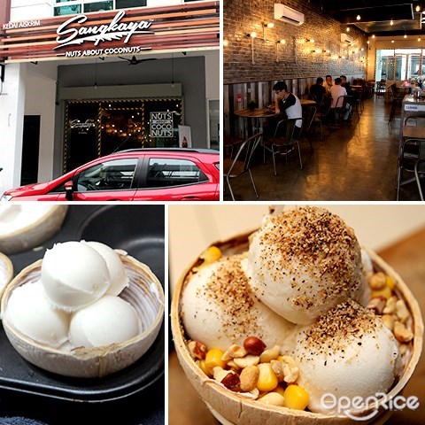 sangkaya, 椰子冰淇淋, sri petaling, food, 新餐厅