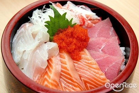 生鱼片, sushi zento, sri petaling, sashimi