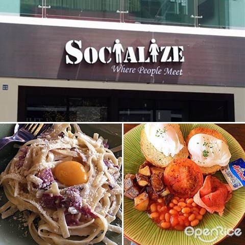 Socialize Café, Sandwiches, Spaghetti, Coffee, Kota Kinabalu, Sabah