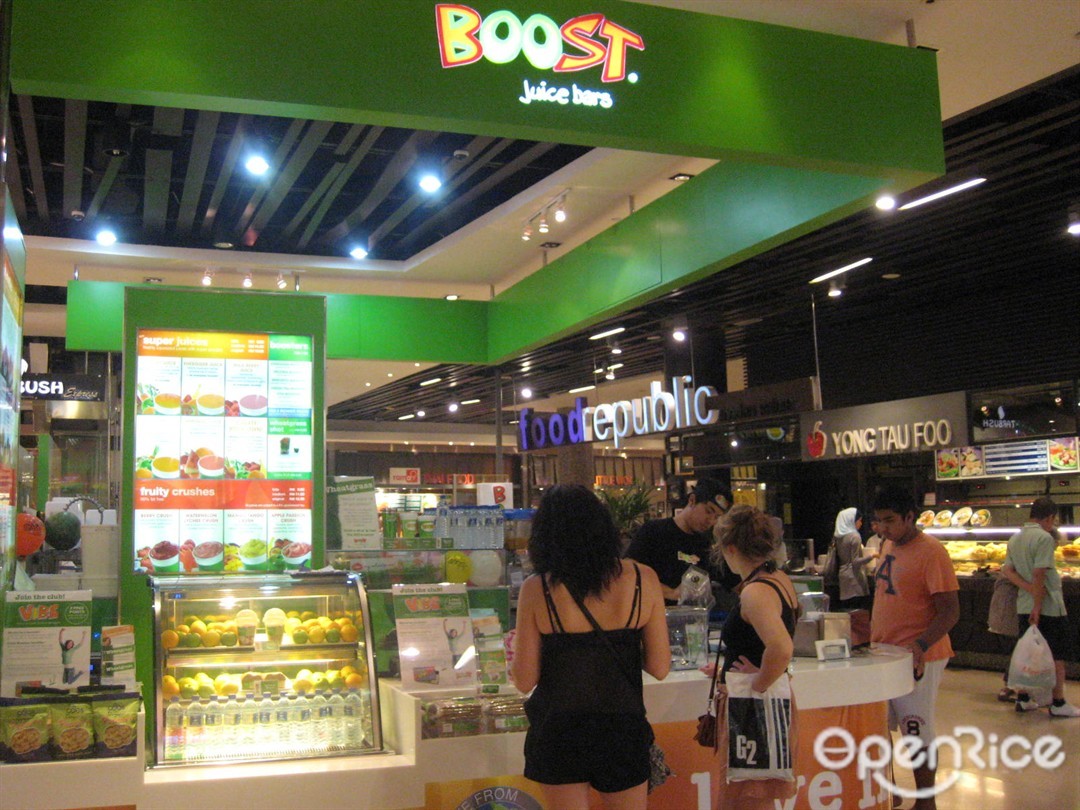 Boost Juice Bars Multi Cuisine Juices Bubble Tea Tea Yogurt Stall Warung In Bukit Bintang Pavilion Shopping Mall Klang Valley Openrice Malaysia