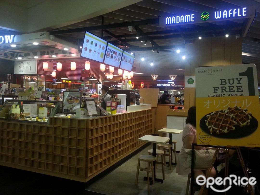 Madame Waffle's Menu Japanese Sweets/Snack Café in Seputeh Mid Valley